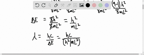 an-electron-confined-to-a-box-absorbs-a-photon-with-wavelength-lambda-as-a-result-the-electron-makes