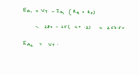 running-at-1200-rpm-from-a-280-v-source-a-scrics-connected-de-motor-draws-an-armature-current-of-25-