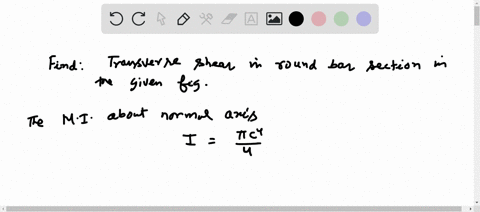 plot-the-shear-stress-distribution-over-the-cross-section-of-a-rod-that-has-a-radius-c-by-what-facto