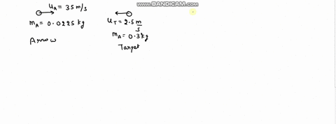 an-archer-shoots-an-arrow-toward-a-target-that-is-sliding-toward-her-with-a-speed-of-250-mathrmm-m-2