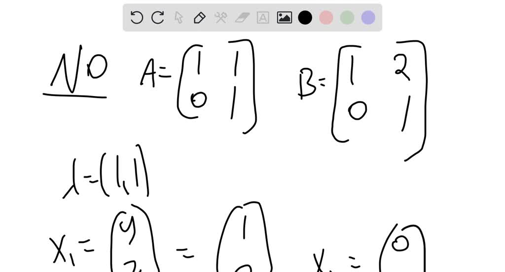 SOLVED(a) Show that if 𝐀 has the repeated eigenvalue λwith two