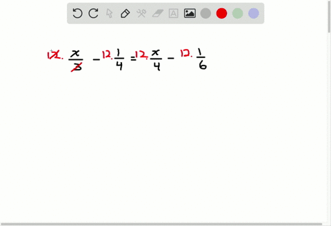 solve-fracx3-frac14fracx4-frac16