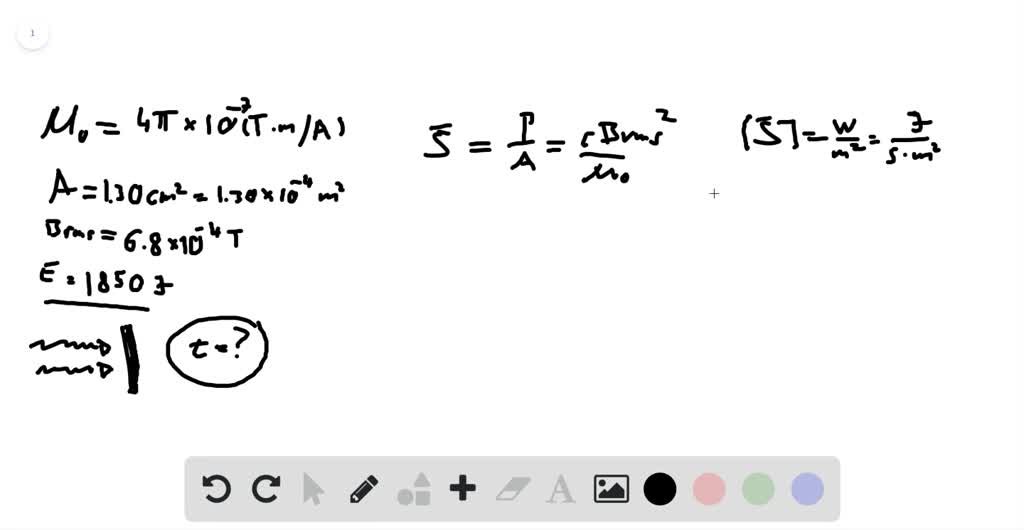 solved-an-electromagnetic-wave-strikes-a-1-30-cm-2-section-of-wall