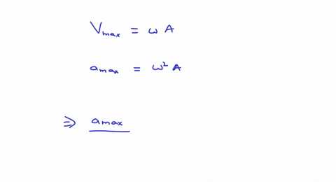 the-maximum-speed-and-acceleration-of-a-simple-harmonic-oscillator-are-095-mathrmm-mathrms-and-156-m
