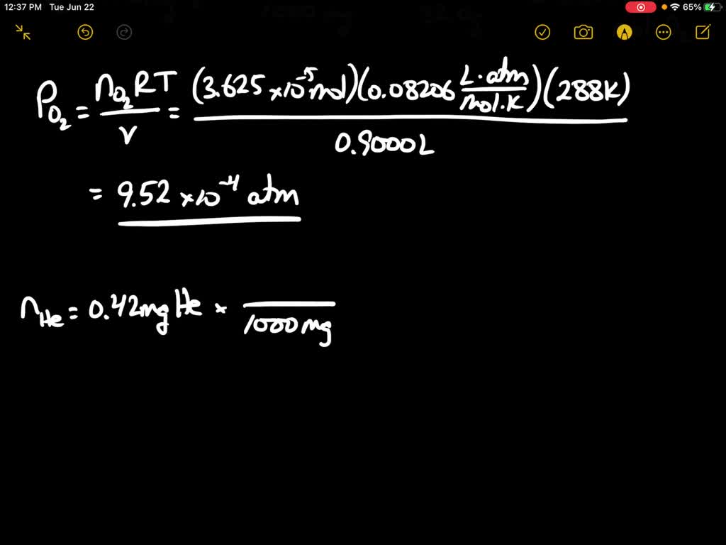 SOLVEDA 900.0mL flask contains 1.16 mg O2 and 0.42 mg He at 15^∘ C