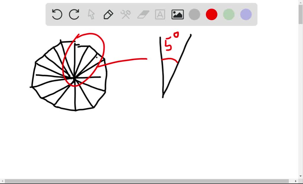 SOLVED:A regular polygon has an angle of rotational symmetry of 5°. How ...
