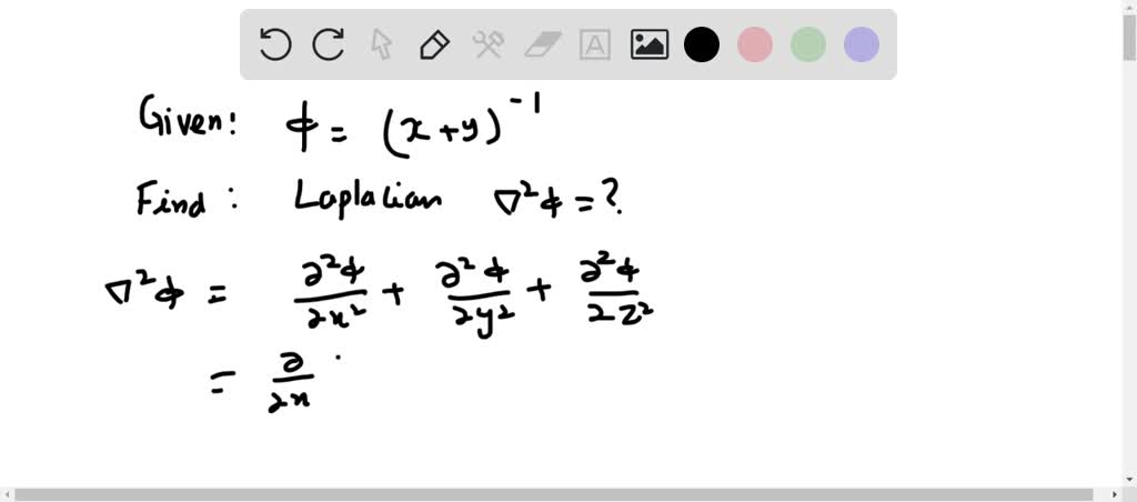 SOLVED:Write out the Laplacian of a vector field t(r) in component form ...