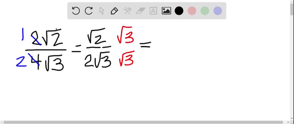 How to simplest radical form picture
