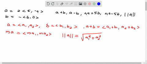 find-ab-a-b-4-a5-b-4-a-5-b-and-a-mathbfa2langle-5-4rangle-quad-mathbfb-langle-60rangle