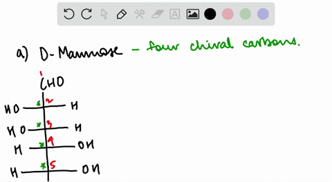 the-structural-formula-for-the-linear-form-of-d-mannose-is-a-how-many-chiral-carbons-are-present-in-