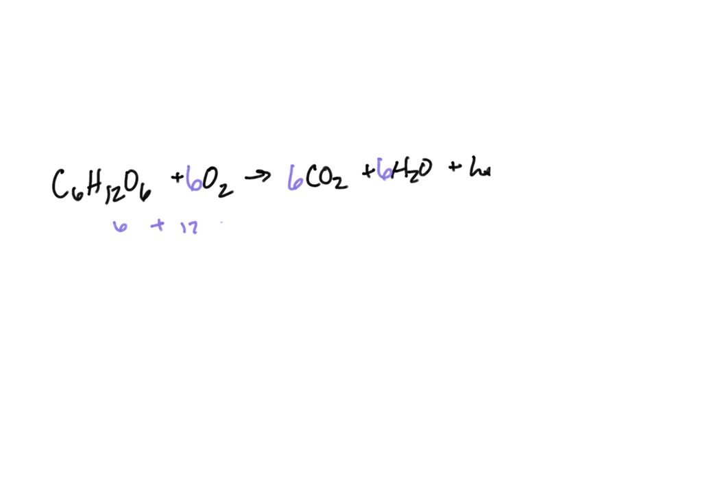 SOLVED:a. During cellular respiration, C6 H12 O6 (glucose) in the cells ...