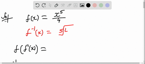 find-the-inverse-function-of-f-informally-verify-that-fleftf-1xrightx-and-f-1fxx-fxfracx54