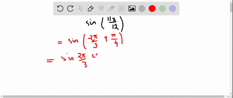 text-find-the-exact-value-sin-frac11-pi12