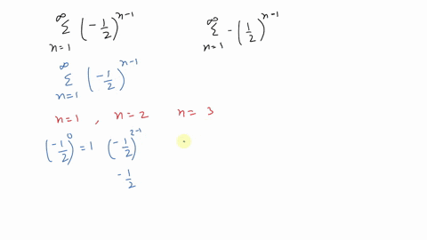 sum_n1infty-leftfrac12rightn-1