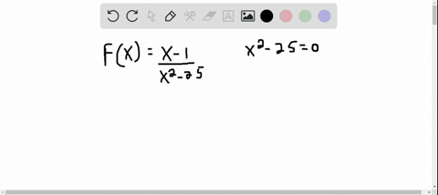 find-the-domain-of-fxfracx-1x2-25-2