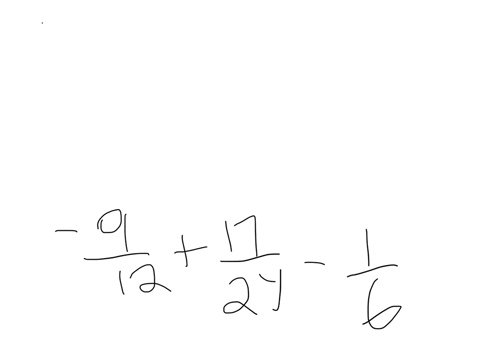 frac912frac1724-frac16
