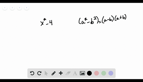 factor-each-expression-x2-4
