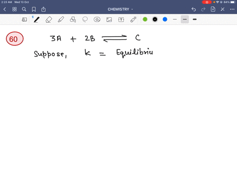 the-equilibrium-constant-for-the-following-reaction-will-be-3-mathrma2-mathrmbmathrmc-a-frac3-mathrm