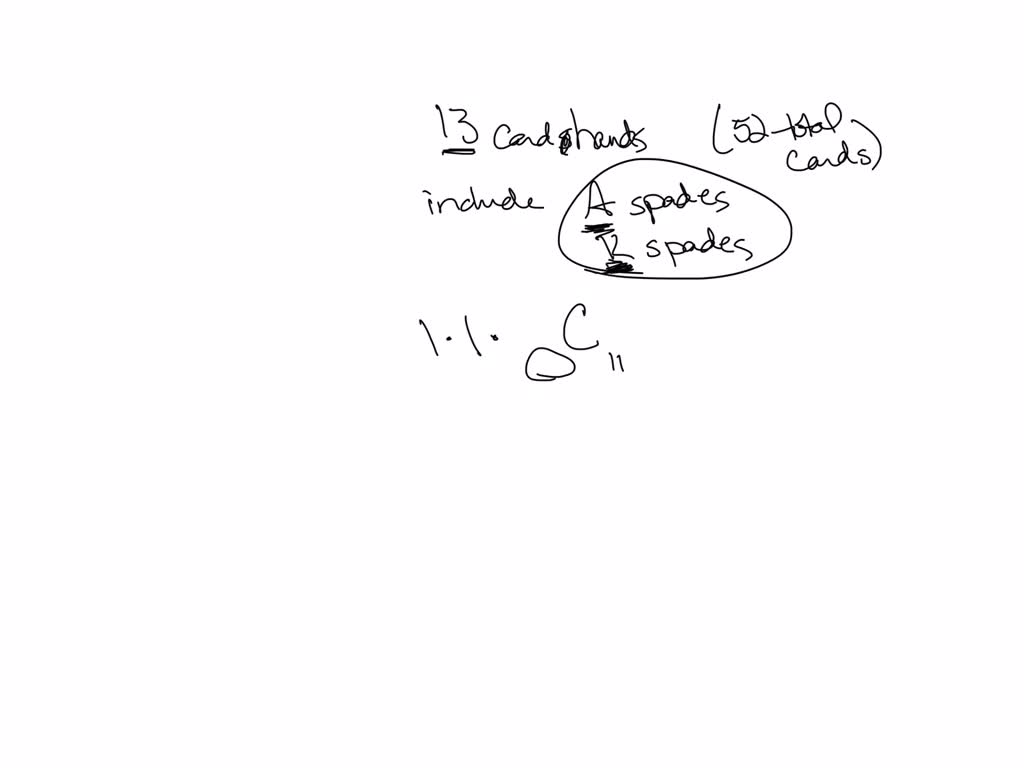 VIDEO solutionDrawing Cards How many different 13card hands include