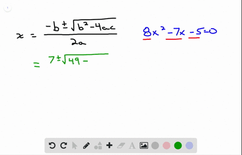 use-the-quadratic-formula-to-solve-each-equation-round-your-answer-to-the-nearest-hundredth-8-x2-7-x