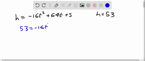 suppose-that-h-16-t264-t5-find-two-values-of-t-for-which-h53-11