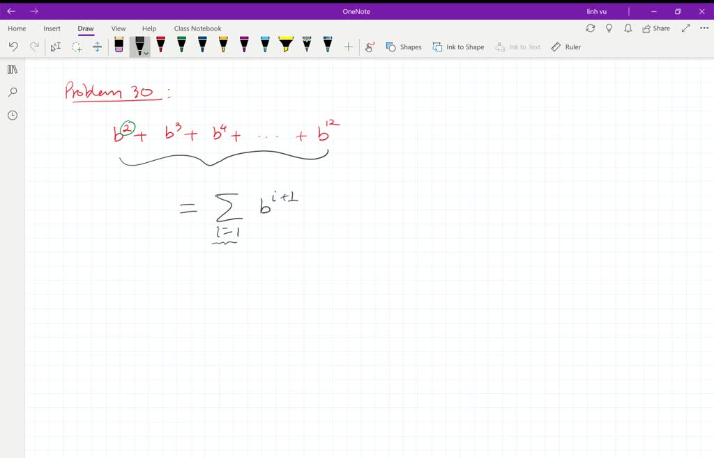 SOLVED:Write Each Series In Summation Notation. Use The Index I And Let ...