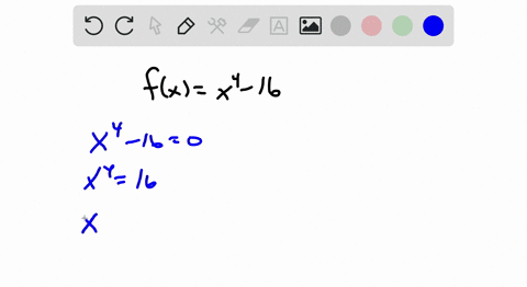 find-all-the-zeros-of-the-function-and-write-the-polynomial-as-a-product-of-linear-factors-fxx4-16