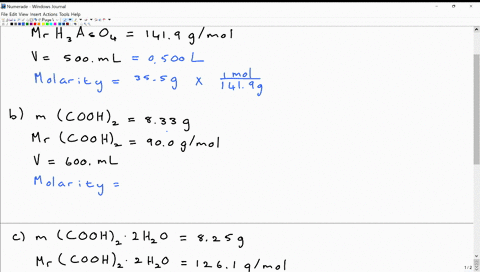 calculate-the-molarities-of-solutions-that-contain-the-following-masses-of-solute-in-the-indicated-v