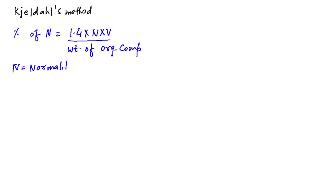 SOLVEDKjeldahl method can not be used to detect N in which of the