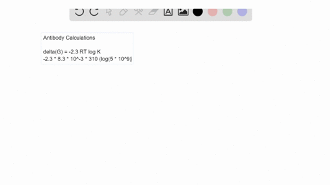 an-antibody-binds-to-another-protein-with-an-equilibrium-constant-k-of-5-times-109-mathrmm-1-when--2