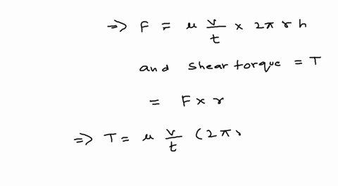 a-concentric-cylinder-viscometer-is-driven-by-a-falling-mass-m-connected-by-a-cord-and-pulley-to-the