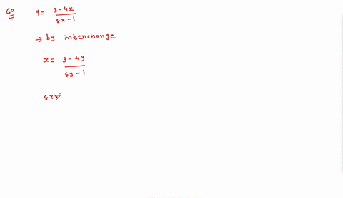 finding-inverse-functions-find-the-inverse-function-of-f-fxfrac3-4-x8-x-1-2