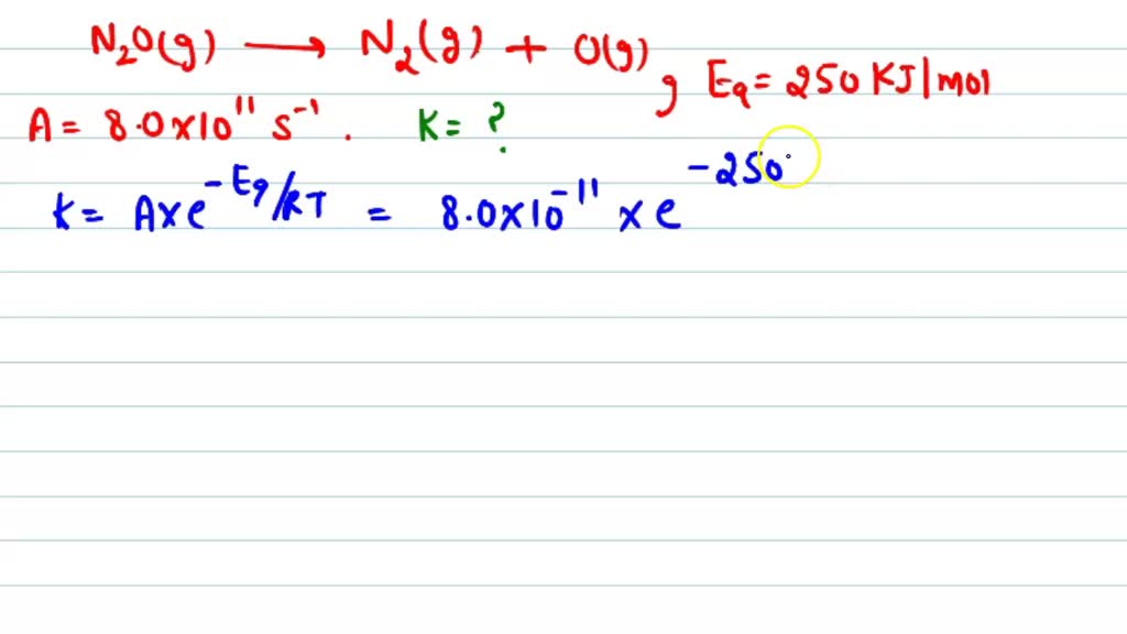 SOLVED17) (10 pts) The reaction for the of dinitrogen