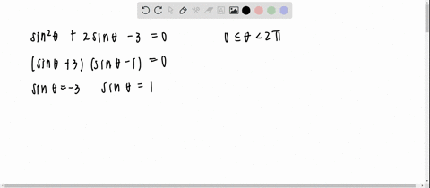 solve-the-given-trigonometric-equation-exactly-on-0-leq-theta2-pi-sin-2-theta2-sin-theta-30-2