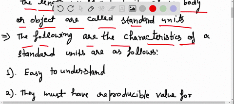 SOLVED: A standard unit must have what characteristics? | Numerade