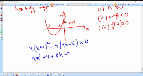 if-the-equation-x22k1-x9-k-50-has-only-negative-roots-then-a-k-leq-0-b-k-geq-0-c-k-geq-6-d-k-leq-6