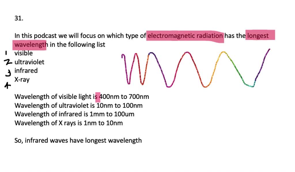 solved-which-type-of-electromagnetic-radiation-has-the-longest