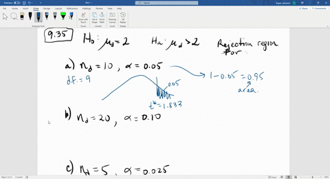 a-paired-difference-experiment-yielded-n_d-pairs-of-observations-in-each-case-what-is-the-rejection-