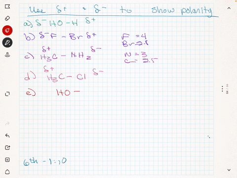 use-the-symbols-delta-and-delta-to-show-the-direction-of-polarity-of-the-indicated-bond-in-each-of-2