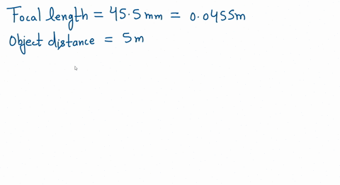 a-lens-for-a-35-mm-camera-has-a-focal-length-given-by-f455-mathrmmm-how-close-to-the-ccd-sensor-shou