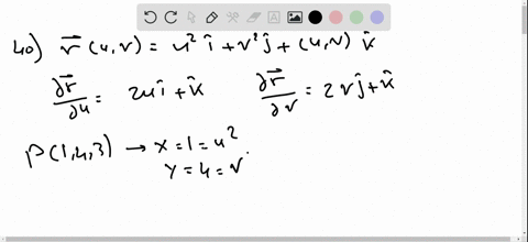 find-an-equation-of-the-tangent-plane-to-the-parametric-surface-at-the-stated-point-xu2-yv2-zuv-143