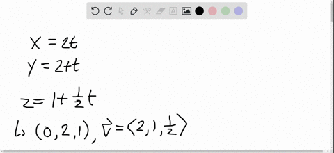 using-parametric-equations-in-exercises-19-and-20-sketch-a-graph-of-the-line-x-2-t-y-2-t-z-1-frac-1-