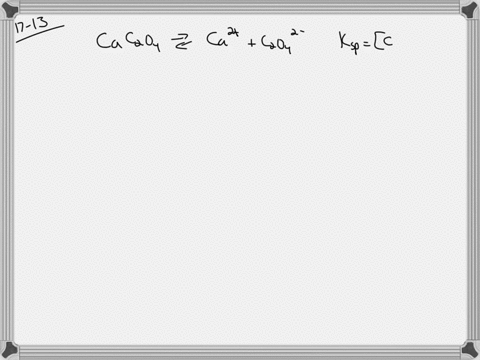 what-is-the-molar-solubility-of-calcium-oxalate-mathrmcac_2-mathrmo_4-in-a-0203-m-calcium-chloride-s