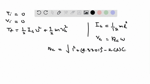 SOLVED:The door is made from one piece, whose ends move along the ...