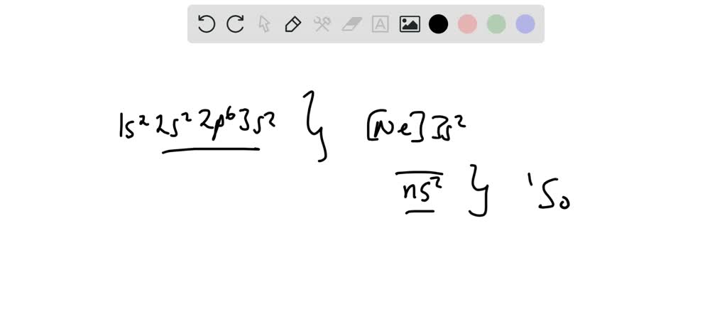 SOLVED:Determine the electron configuration of a magnesium atom in its ...