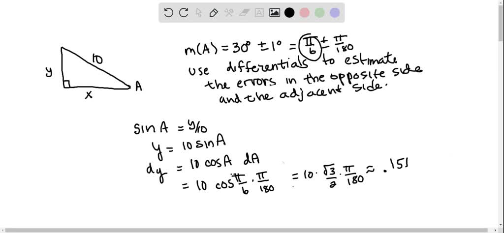 ⏩SOLVED:The hypotenuse of a right triangle is known to be 10 in… | Numerade