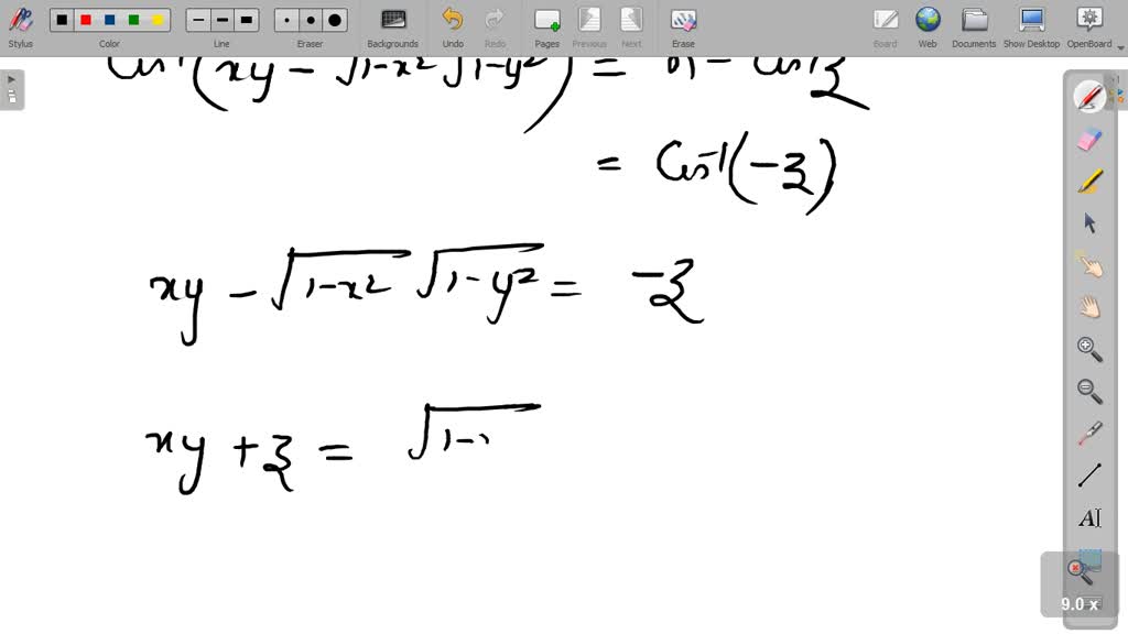 solved-prove-that-if-cos-1-x-cos-1-y-cos-1-z-then-prove-that-x-2