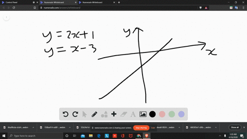 solve-each-system-by-graphing-beginarrayly2-x1-yx-3endarray