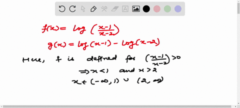 let-fxlog-leftfracx-1x-2right-and-gxlog-x-1-log-x-2-is-fg
