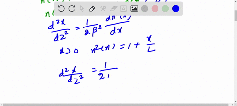 in-an-inhomogeneous-medium-the-refractive-index-is-given-by-beginaligned-n2x-1fracxl-text-for-x0-1-t